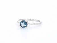 Witgouden ring met topaas - afbeelding 9 van  10