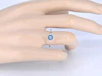 Witgouden ring met topaas - afbeelding 5 van  11