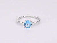 Witgouden ring met topaas - afbeelding 8 van  11