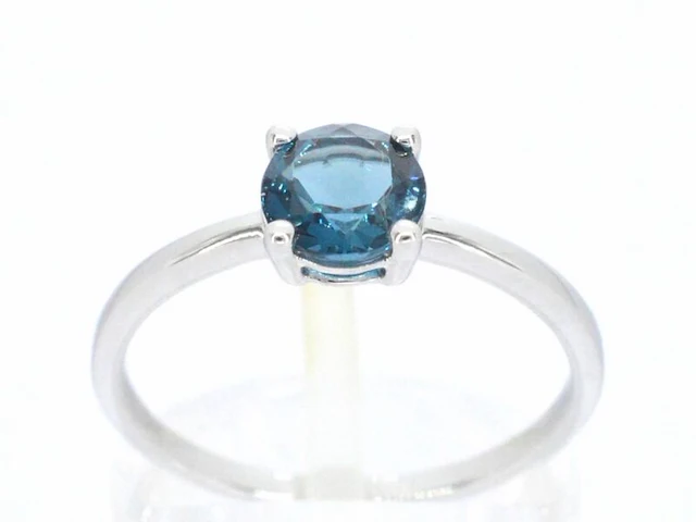 Witgouden ring met topaas - afbeelding 1 van  11