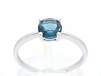 Witgouden ring met topaas - afbeelding 1 van  11