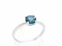 Witgouden ring met topaas - afbeelding 6 van  11