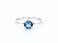 Witgouden ring met topaas - afbeelding 8 van  11