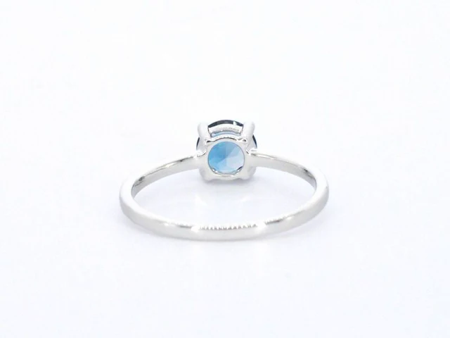 Witgouden ring met topaas - afbeelding 9 van  11