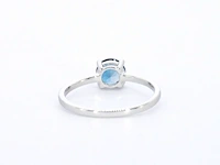Witgouden ring met topaas - afbeelding 9 van  11