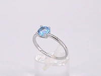 Witgouden ring met topaas - afbeelding 4 van  11