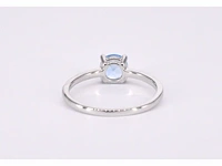 Witgouden ring met topaas - afbeelding 7 van  11