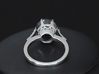 Witgouden ring met zwarte diamant - afbeelding 2 van  4