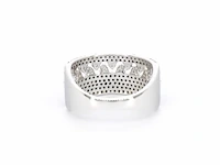 Witgouden ring met zwarte diamanten - afbeelding 9 van  11