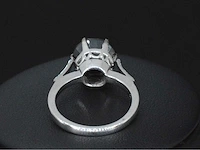 Witgouden ring zwart diamant - afbeelding 2 van  5