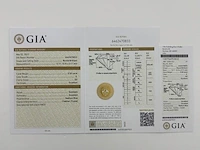 Witgouden solitair oorbellen met briljant geslepen diamanten ( gia gecertificeerd ) - afbeelding 7 van  8