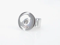 Witgouden solitair oorbellen met natuurlijke diamanten van 2.80 carat - afbeelding 7 van  9