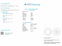 Witgouden solitair oorbellen van zeer hoge kwaliteit 4.00 carat totaal met hrd certificaten - afbeelding 4 van  15