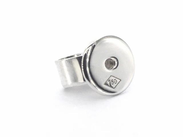Witgouden solitair oorbellen van zeer hoge kwaliteit 4.00 carat totaal met hrd certificaten - afbeelding 13 van  15