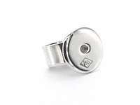 Witgouden solitair oorbellen van zeer hoge kwaliteit 4.00 carat totaal met hrd certificaten - afbeelding 13 van  15