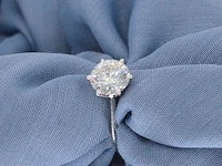 Witgouden solitair ring met 2.00 carat briljant geslepen diamant - afbeelding 3 van  11
