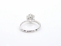 Witgouden solitair ring met 2.00 carat briljant geslepen diamant - afbeelding 9 van  11