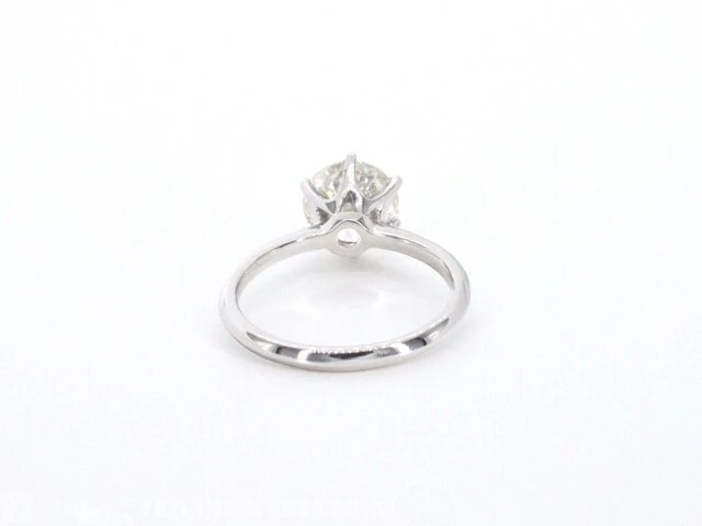 Witgouden solitair ring met 2.00 carat briljant geslepen diamant - afbeelding 8 van  11