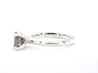 Witgouden solitair ring met diamant - afbeelding 12 van  12
