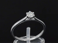 Witgouden solitair ring met een briljant geslepen diamant van 0.24 carat - afbeelding 4 van  9