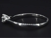 Witgouden solitair ring met een briljant geslepen diamant van 0.24 carat - afbeelding 9 van  9