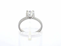 Witgouden solitaire ring met een diamant van 1.01 carat - afbeelding 5 van  11