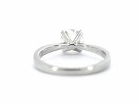Witgouden solitaire ring met een diamant van 1.01 carat - afbeelding 6 van  11