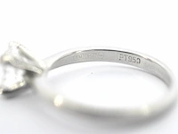Witgouden solitaire ring met een diamant van 1.01 carat - afbeelding 7 van  11
