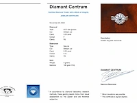 Witgouden tennis armband met fancy roze diamanten - afbeelding 6 van  11