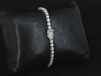 Witgouden tennisarmband met 2.00 carat briljant geslepen diamanten - afbeelding 4 van  9