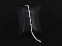 Witgouden tennisarmband met 2.00 carat briljant geslepen diamanten - afbeelding 5 van  9