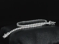 Witgouden tennisarmband met 2.53 carat briljant geslepen diamanten