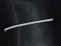 Witgouden tennisarmband met 2.53 carat briljant geslepen diamanten - afbeelding 5 van  9