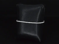 Witgouden tennisarmband met 2.53 carat briljant geslepen diamanten - afbeelding 6 van  9