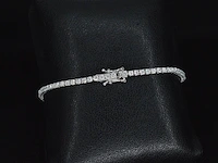 Witgouden tennisarmband met 2.53 carat briljant geslepen diamanten - afbeelding 7 van  9