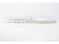 Witgouden tennisarmband met 4.00 carat diamanten