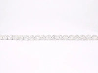 Witgouden tennisarmband met 5.00 carat diamanten set 1 - afbeelding 5 van  7