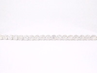 Witgouden tennisarmband met 5.00 carat diamanten - afbeelding 5 van  9