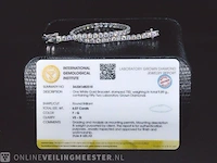 Witgouden tennisarmband met 6.07 carat briljant geslepen diamanten - afbeelding 5 van  11