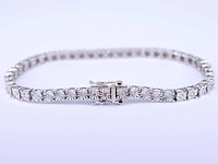 Witgouden tennisarmband met diamanten 1.20 carat - afbeelding 3 van  8