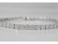 Witgouden tennisarmband met diamanten 3.00 carat - afbeelding 5 van  8