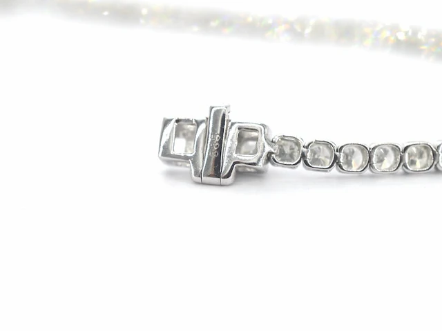 Witgouden tennisarmband met diamanten 3.00 carat - afbeelding 4 van  8