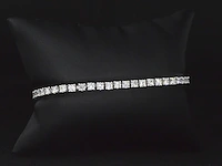 Witgouden tennisarmbanden met natuurlijke hoge kwaliteit diamanten van 5.00 carat - afbeelding 4 van  7