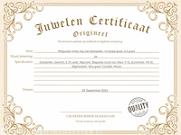 Witgouden trinity ring met diamanten - afbeelding 3 van  7