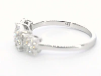 Witgouden trinity ring met diamanten - afbeelding 11 van  11