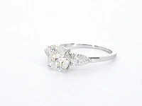 Witgouden trinity ring met een diamant van 2.00 carat - afbeelding 5 van  9