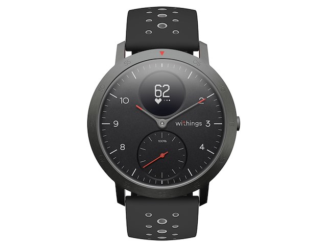 Withings unisex's steel hr sport is a hybrid smartwatch 40mm zwart - afbeelding 1 van  4