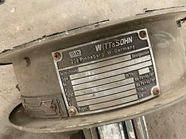 Witt & sohn fan - afbeelding 4 van  5