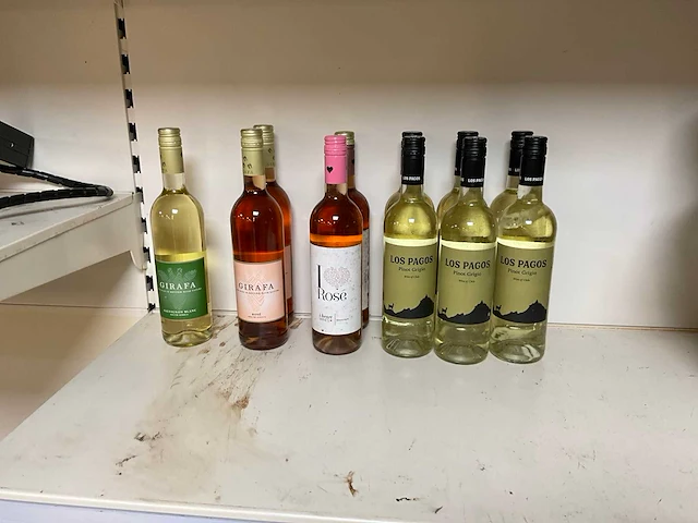 Witte en rosé wijn (11x) - afbeelding 1 van  5