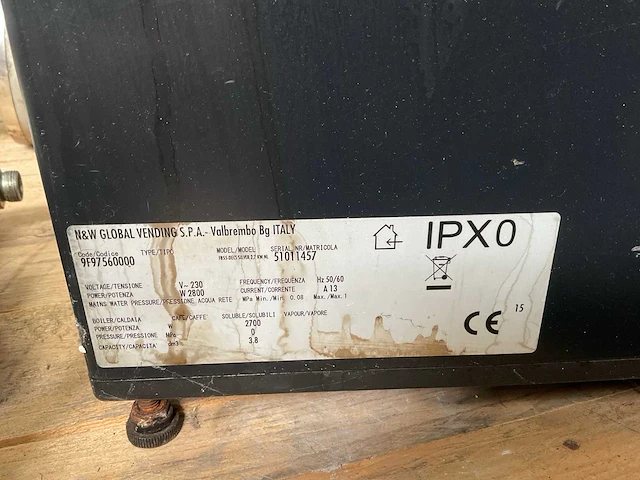Wittenborg fb55-decs koffiemachine - afbeelding 4 van  4